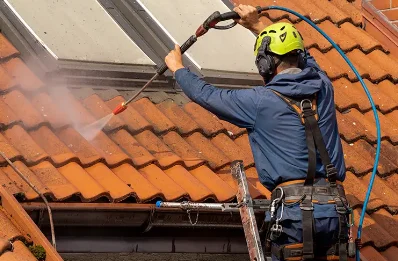 Démoussage et hydrofuge de toiture à Bizanos